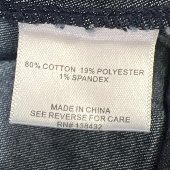 ModCloth Navy Blue Polka Dots High Waist Skinny Stretch Denim Jeans Pants XXS - Picture 5 of 5